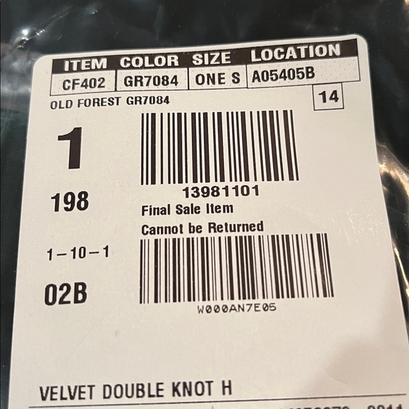 J. Crew Old Forest Velvet Double-Knot Handbag/NWT - Picture 10 of 11